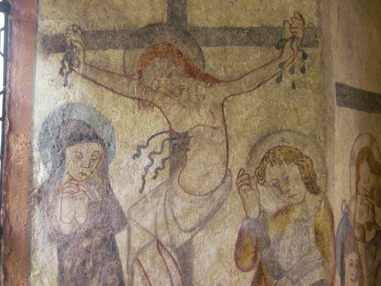 Maria und Johannes unterm Kreuz